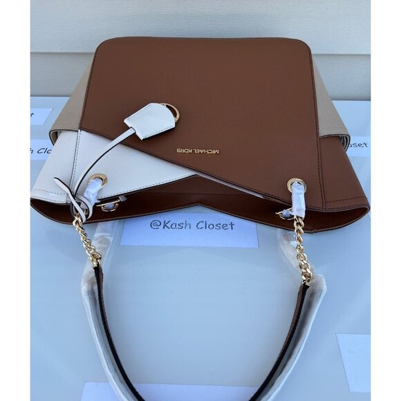 Michael Kors shoulder bag tote xchain bag jet set bag camel multi - Picture 5 of 10